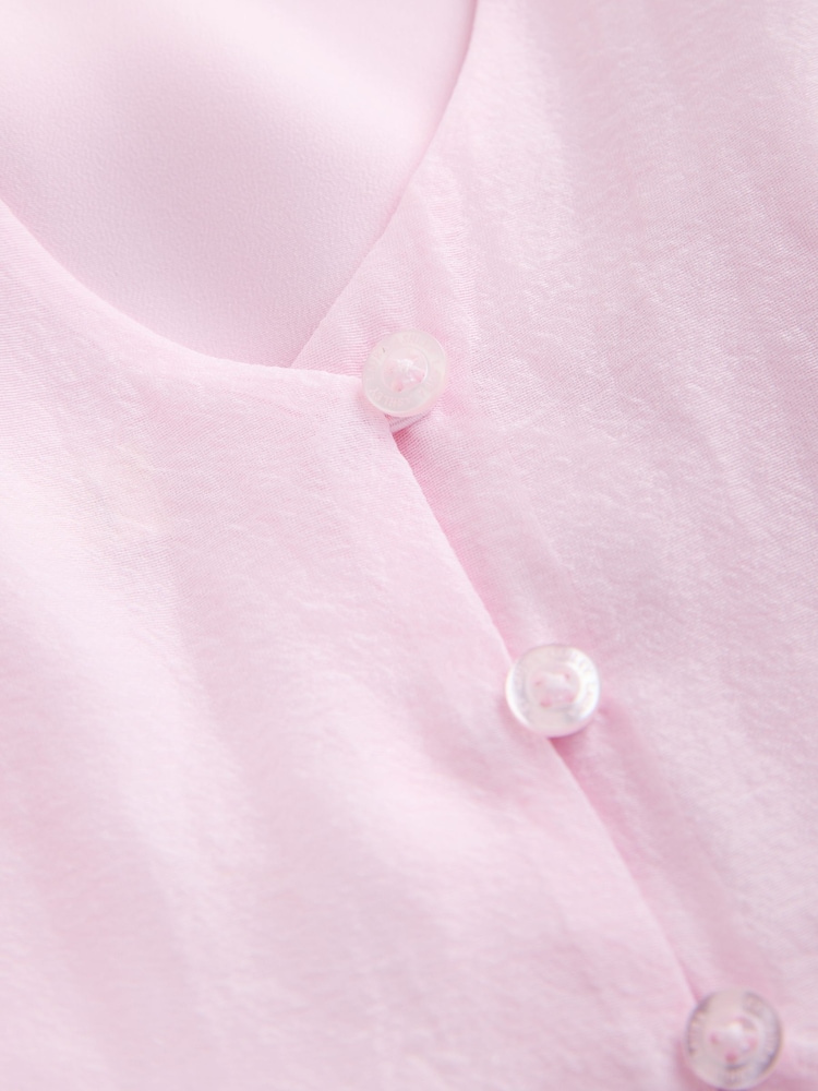 Laura Ashley Pink Petal Flower Dress - Image 9 of 9