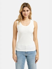 Smith & Soul Pointelle Jersey Tank Top - Imagen 1 de 5