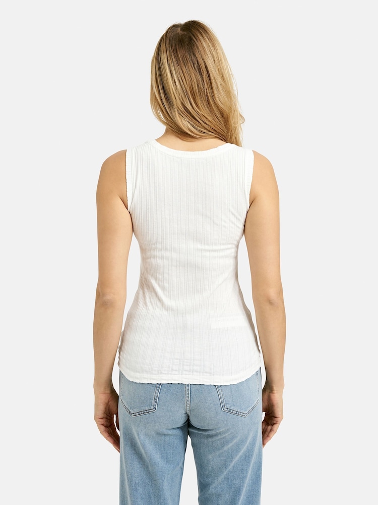 Smith & Soul Pointelle Jersey Tank Top - Imagen 2 de 5