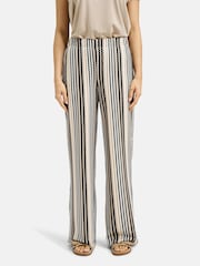 Smith & Soul Natural Striped Crochet Jersey Trousers - Image 2 of 4