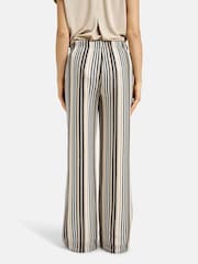 Smith & Soul Natural Striped Crochet Jersey Trousers - Image 3 of 4