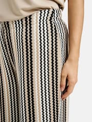 Smith & Soul Natural Striped Crochet Jersey Trousers - Image 4 of 4