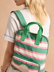 Joules Resort Stripe Packaway Backpack - Image 4 of 5