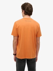 Superdry Orange Utility Sport Graphic T-Shirt - Image 2 of 7