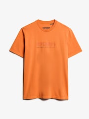 Superdry Orange Utility Sport Graphic T-Shirt - Image 5 of 7