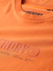 Superdry Orange Utility Sport Graphic T-Shirt - Image 6 of 7