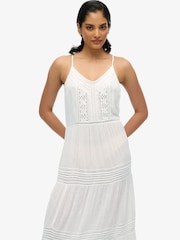 Superdry White Ibiza Cami Maxi Dress - Image 4 of 7