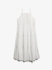 Superdry White Ibiza Cami Maxi Dress - Image 6 of 7
