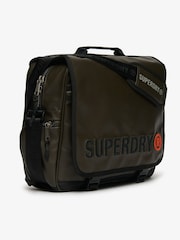 Superdry Green Tarp Record Bag - Image 1 of 6