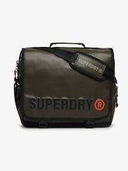 Superdry Green Tarp Record Bag - Image 2 of 6