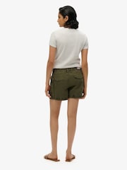 Superdry Green Cargo Hot Shorts - Image 2 of 6