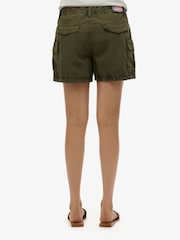 Superdry Green Cargo Hot Shorts - Image 5 of 6