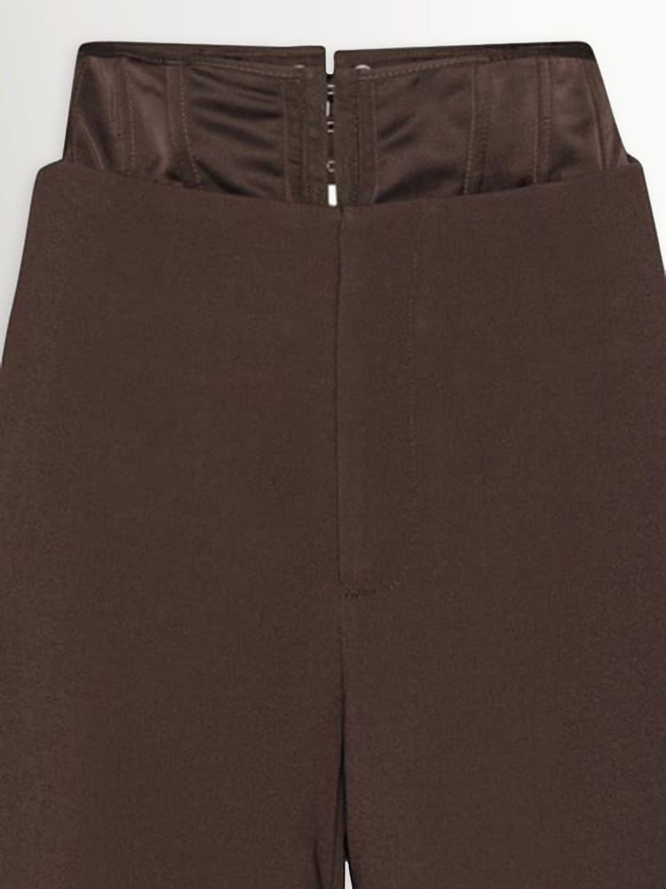 Rotate Brown Corset Suiting Trousers - Image 3 of 3