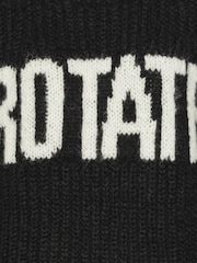 Rotate Black Knitted Logo Sweater - Image 6 of 6