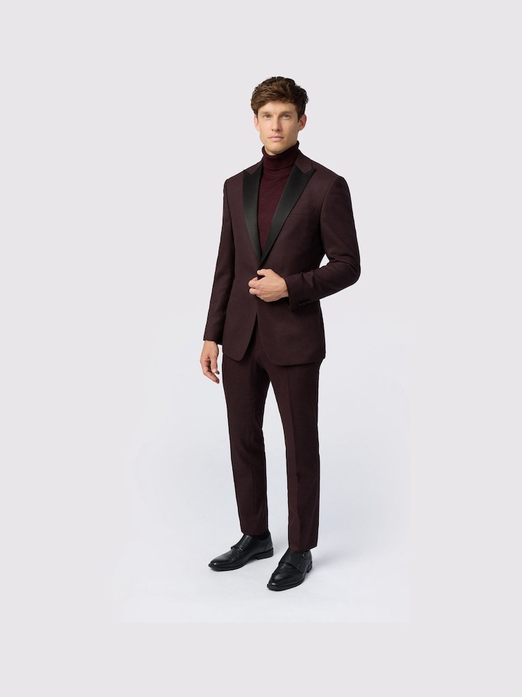 Antique Rogue Red Texture Dinner Jacket - Image 2 of 4 Antique Rogue Red Texture Dinner Jacket - Image 2 of 4