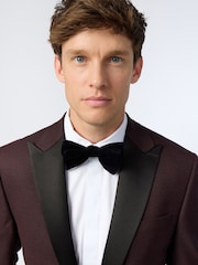 Antique Rogue Red Texture Dinner Jacket - Image 3 of 4