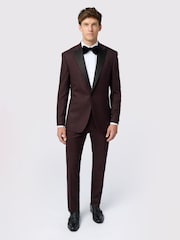 Antique Rogue Red Texture Dinner Jacket - Image 4 of 4
