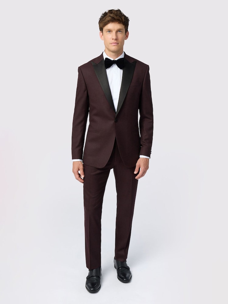 Antique Rogue Red Texture Dinner Jacket - Image 4 of 4 Antique Rogue Red Texture Dinner Jacket - Image 4 of 4