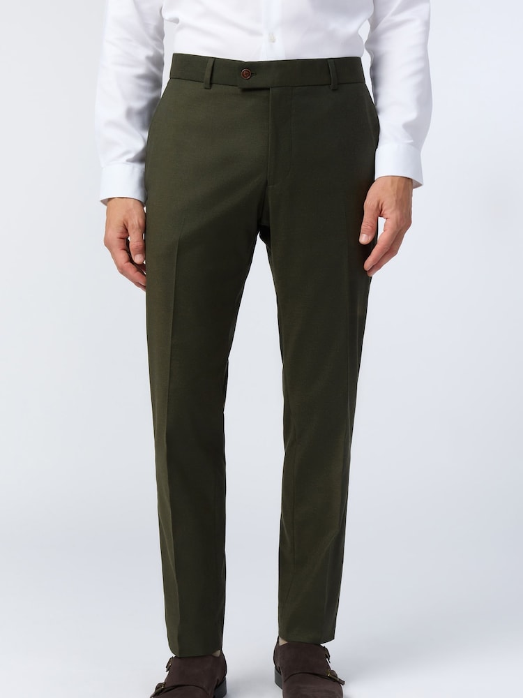 Antique Rogue Green Harley Flannel Trousers - Image 1 of 1 Antique Rogue Green Harley Flannel Trousers - Image 1 of 1