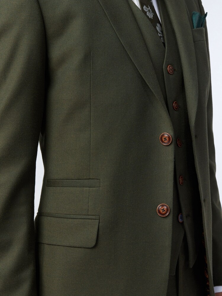 Antique Rogue Green Harley Flannel Jacket - Image 4 of 4