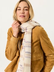 وشاح مخطط للاحتفالات من FatFace - صورة 3 من 3