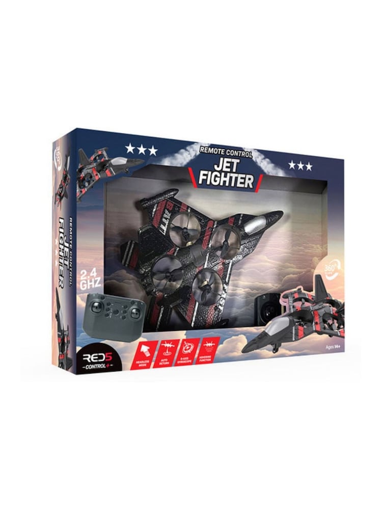 MenKind Black Remote Control Jet Fighter Gift Set - Image 4 of 4