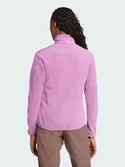 adidas Purple Terrex Multi Essentials Full Zip Fleece Jacket - Image 3 of 5