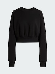 adidas Black Soft Lux Loose Sweatshirt - Image 5 of 5