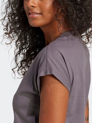 adidas Grey Linear T-Shirt - Image 5 of 5