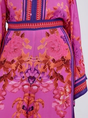 Raishma Pink Alisa Floral Print Trousers - Image 3 of 3