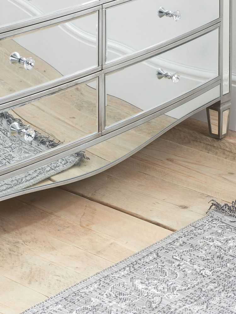 Birlea Mirrored Elysee 6 Drawer Wide Chest - Image 2 of 8
