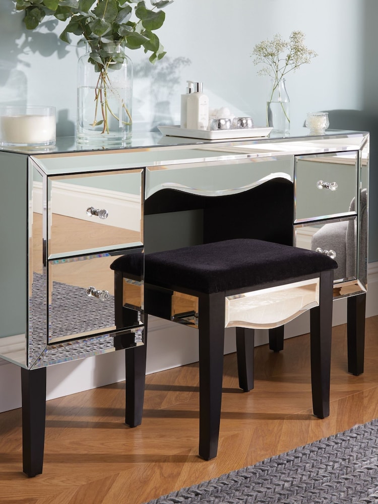 Birlea Mirrored Palermo 4 Drawer Dressing Table - Image 1 of 6