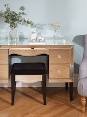 Birlea Mirrored Palermo 4 Drawer Dressing Table - Image 2 of 6