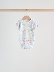 Pink Short Sleeve Baby Bodysuits 5 Pack - Image 6 of 11