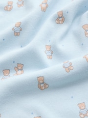 Blue 7 Pack Short Sleeve Baby Bear Bodysuit - Image 15 of 16