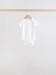 Blue 7 Pack Short Sleeve Baby Bear Bodysuit - Image 7 of 16