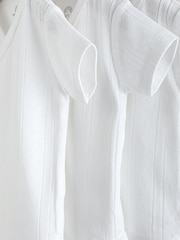 أبيض - حزمة من 3 قطع ملابس داخلية بأكمام طويلة للبيبي - صورة 11 من 12