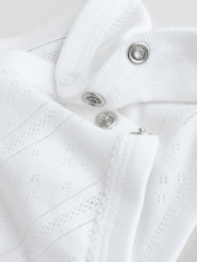 أبيض - حزمة من 3 قطع ملابس داخلية بأكمام طويلة للبيبي - صورة 9 من 12