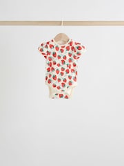 Blue Short Sleeve Baby Bodysuits 5 Pack - Image 3 of 13