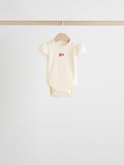 Blue Short Sleeve Baby Bodysuits 5 Pack - Image 6 of 13