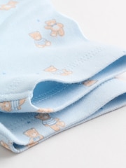 Blue 5 Pack Short Sleeve Baby Bear Bodysuit - Image 13 of 14