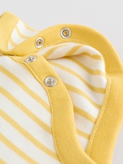 Listra brilhante - Pacote 5 de macacões de manga curta para bebês - Imagem 12 de 14