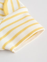 Listra brilhante - Pacote 5 de macacões de manga curta para bebês - Imagem 13 de 14