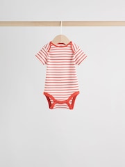 Listra brilhante - Pacote 5 de macacões de manga curta para bebês - Imagem 3 de 14