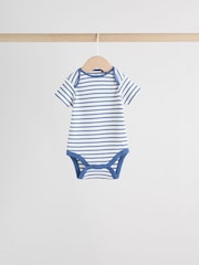 Listra brilhante - Pacote 5 de macacões de manga curta para bebês - Imagem 5 de 14