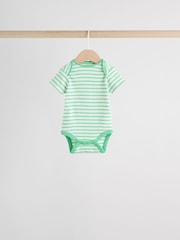 Listra brilhante - Pacote 5 de macacões de manga curta para bebês - Imagem 6 de 14