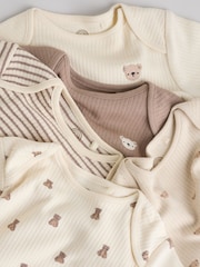 Urso pardo - Pacote 5 de macacões de manga curta para bebês - Imagem 10 de 14