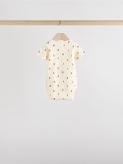 Urso pardo - Pacote 5 de macacões de manga curta para bebês - Imagem 2 de 14