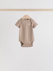 Urso pardo - Pacote 5 de macacões de manga curta para bebês - Imagem 6 de 14