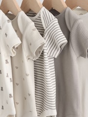 Urso pardo - Pacote 5 de macacões de manga curta para bebês - Imagem 9 de 14